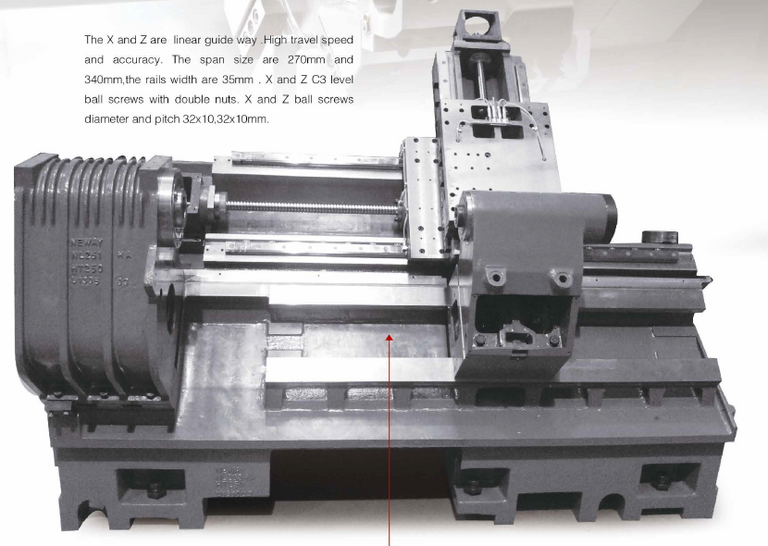 basamento Tornio cnc Fanuc Siemens